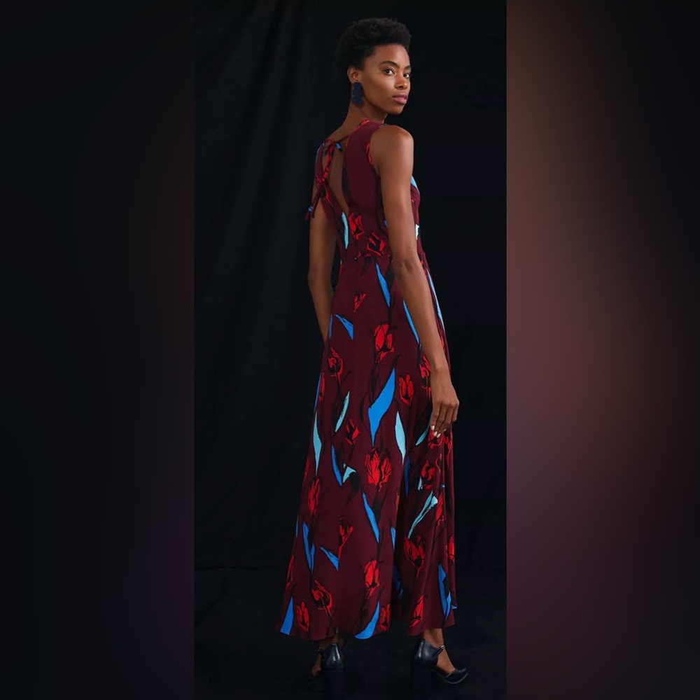 Corey Lynn Calter Floral Maxi Dress Women's S - Picture 3 of 9